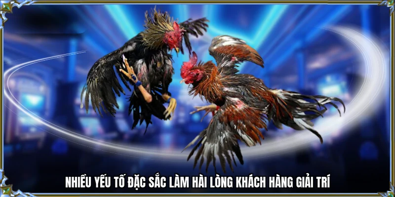 Nhiều yếu tố đặc sắc làm hài lòng khách hàng giải trí